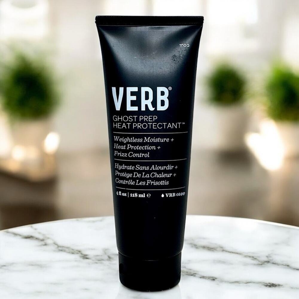 NEW 4OZ Verb Ghost Prep Heat Protectant Haircare Hair Styling Full Size